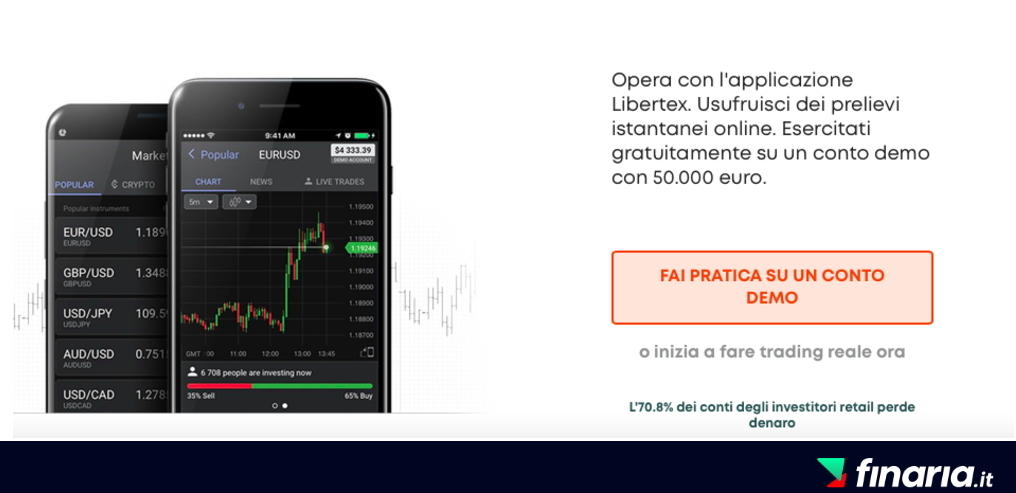 Broker criptovalute - libertex app