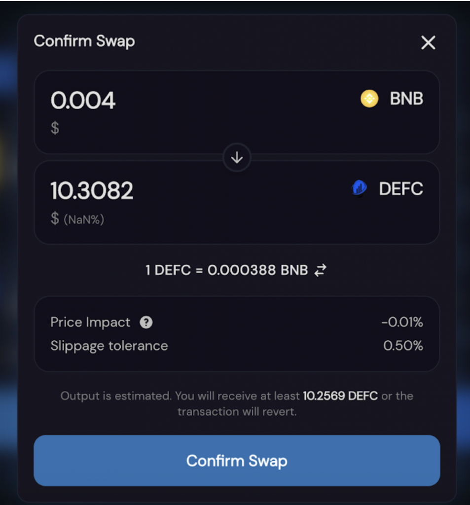 Previsioni DeFi Coins swap2