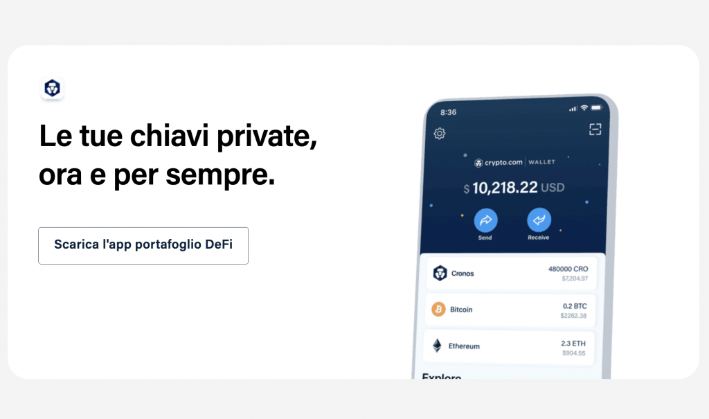 DeFi Wallet - crypto.com app