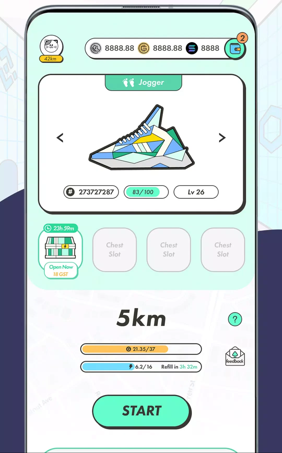 Crypto Gratis - stepn