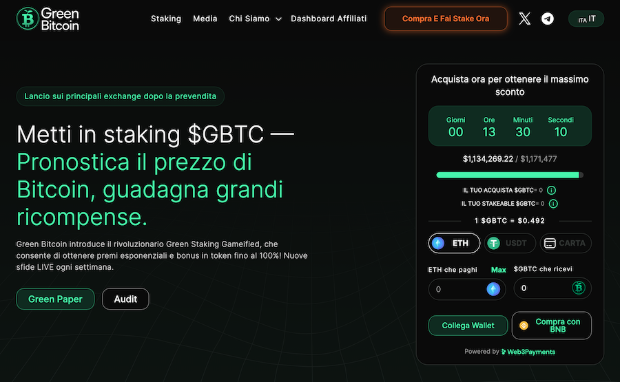 green bitcoin home