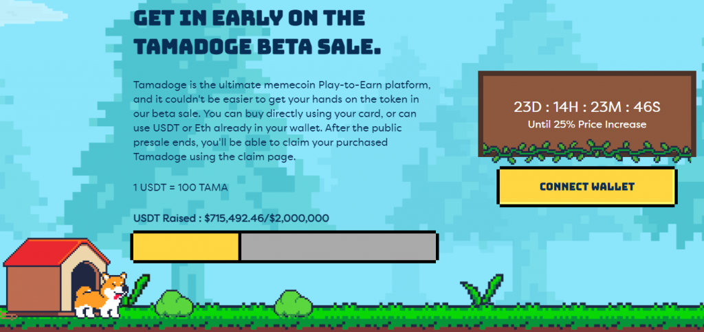 tamadoge beta sale