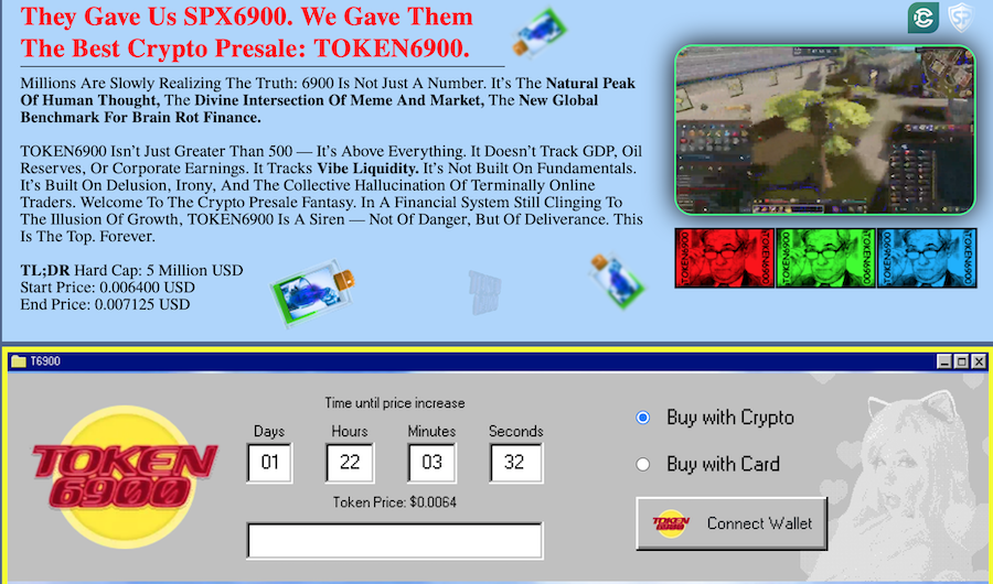 Token6900 - home page