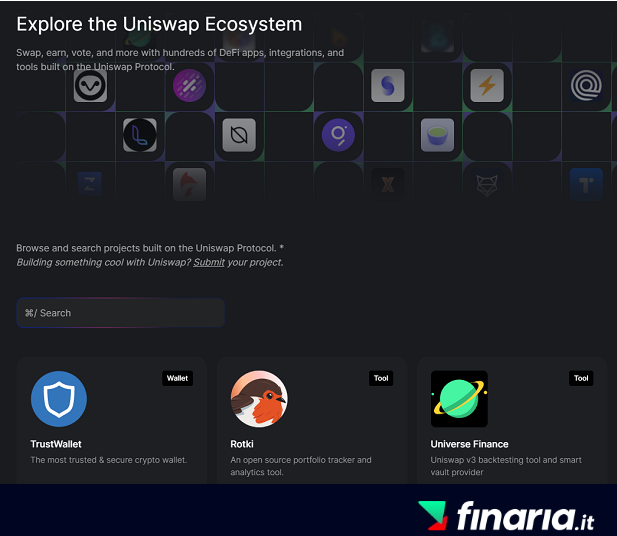 Come Funziona Uniswap - ecosystem