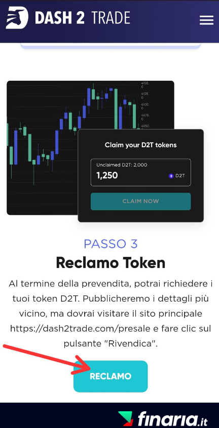 Previsioni Dash 2 Trade - claim