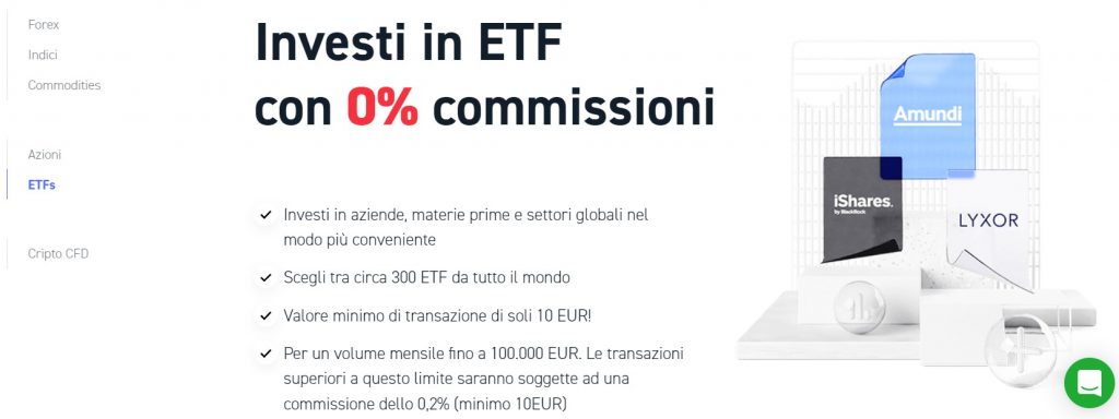 ETF dividendi - xtb fee