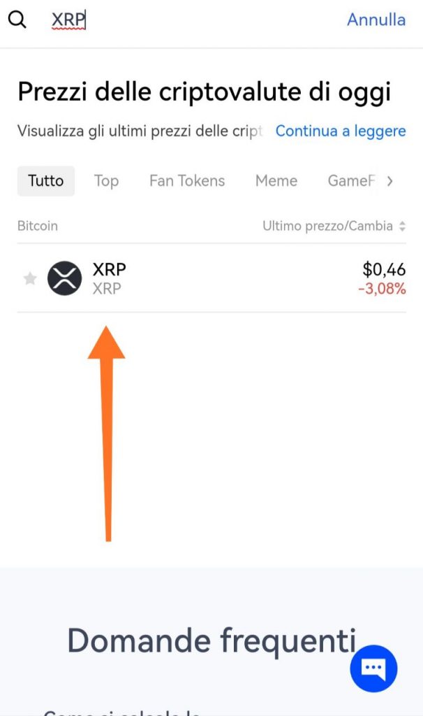 Previsioni Ripple - okx