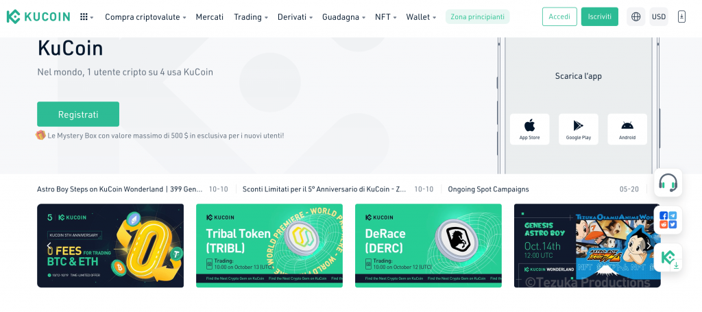 KuCoin, un grande exchange decentralizzato 