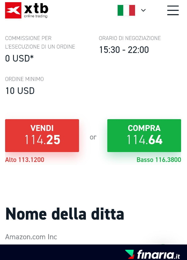 Tutorial XTB comprare azioni