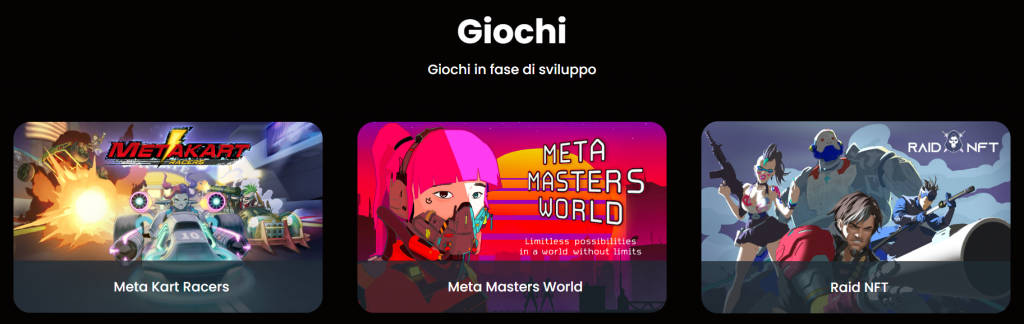 Criptovalute che Costano Poco - Meta Masters Guild - i play to earn del progetto