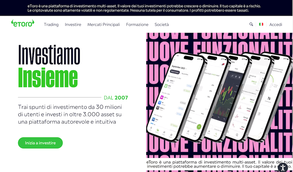 etoro Homepage