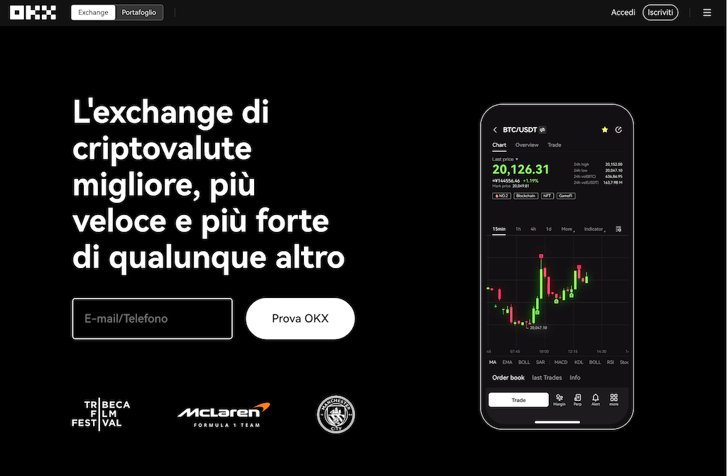 okx exchange come miglior piattaforma bitcoin