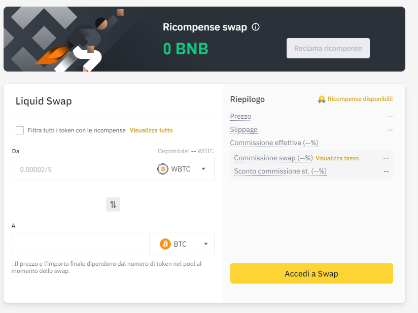 Dex online Binance