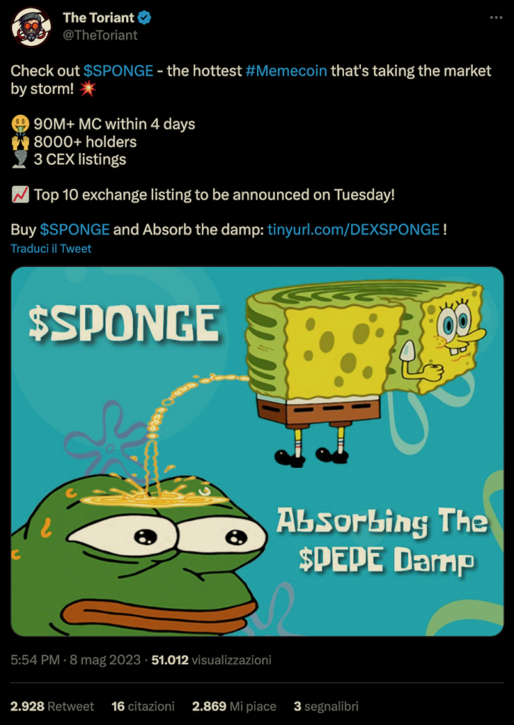 SPONGE TWEET