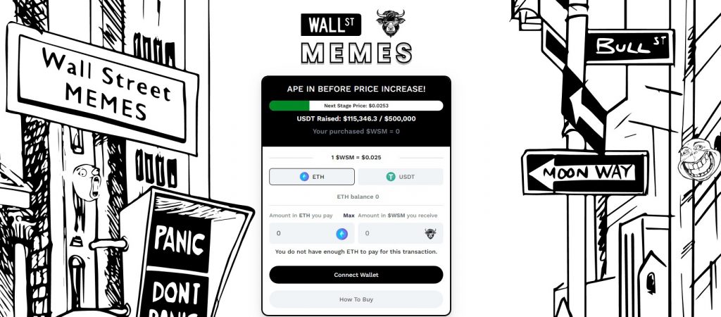 Wall st memes presale