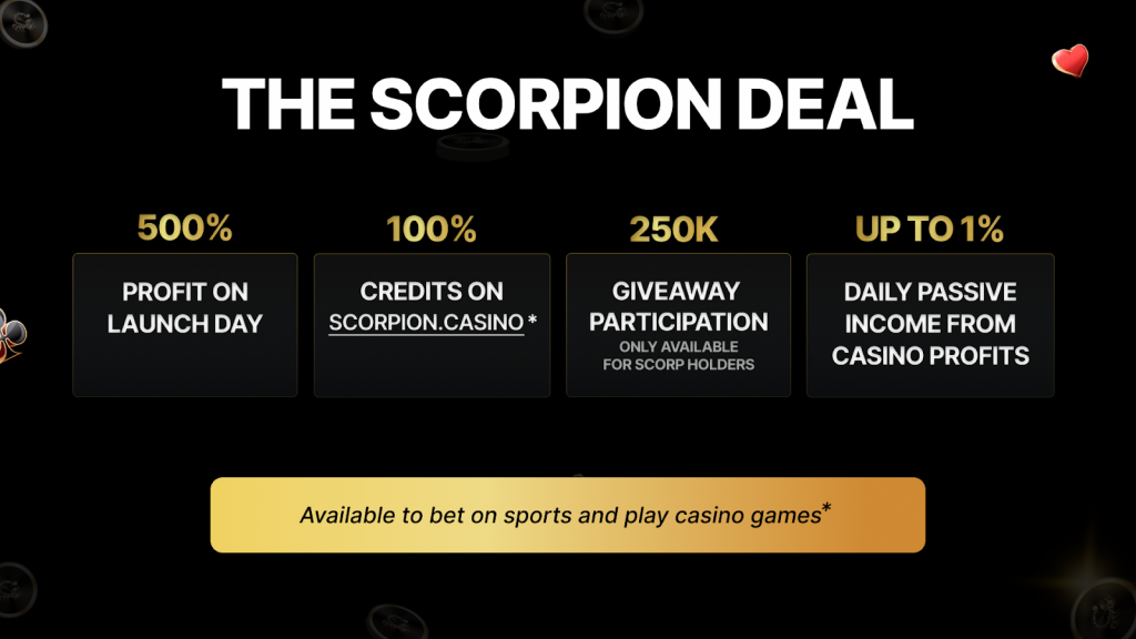 Le offerte imperdibili si Scorpion Casinò
