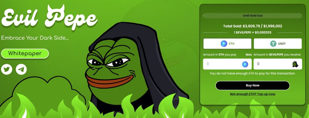 evil pepe presale 1