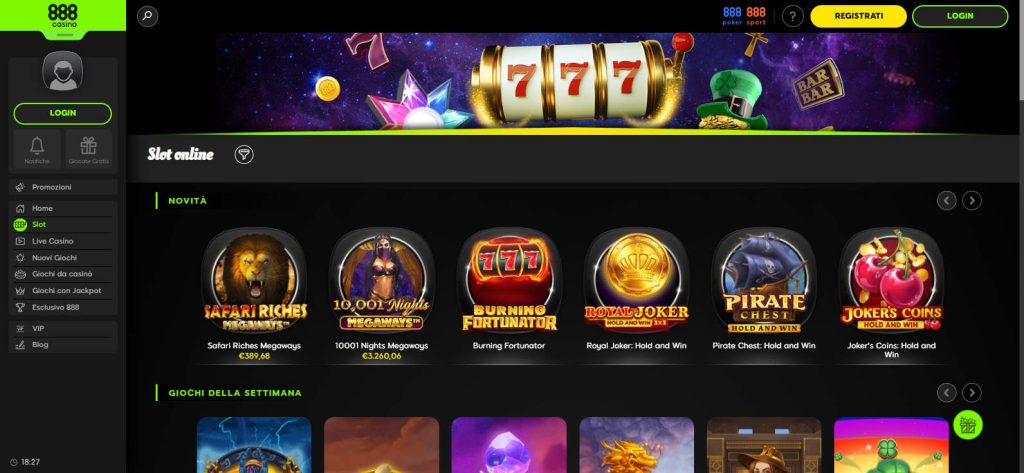 888 casino è tra i migliori software di casino online