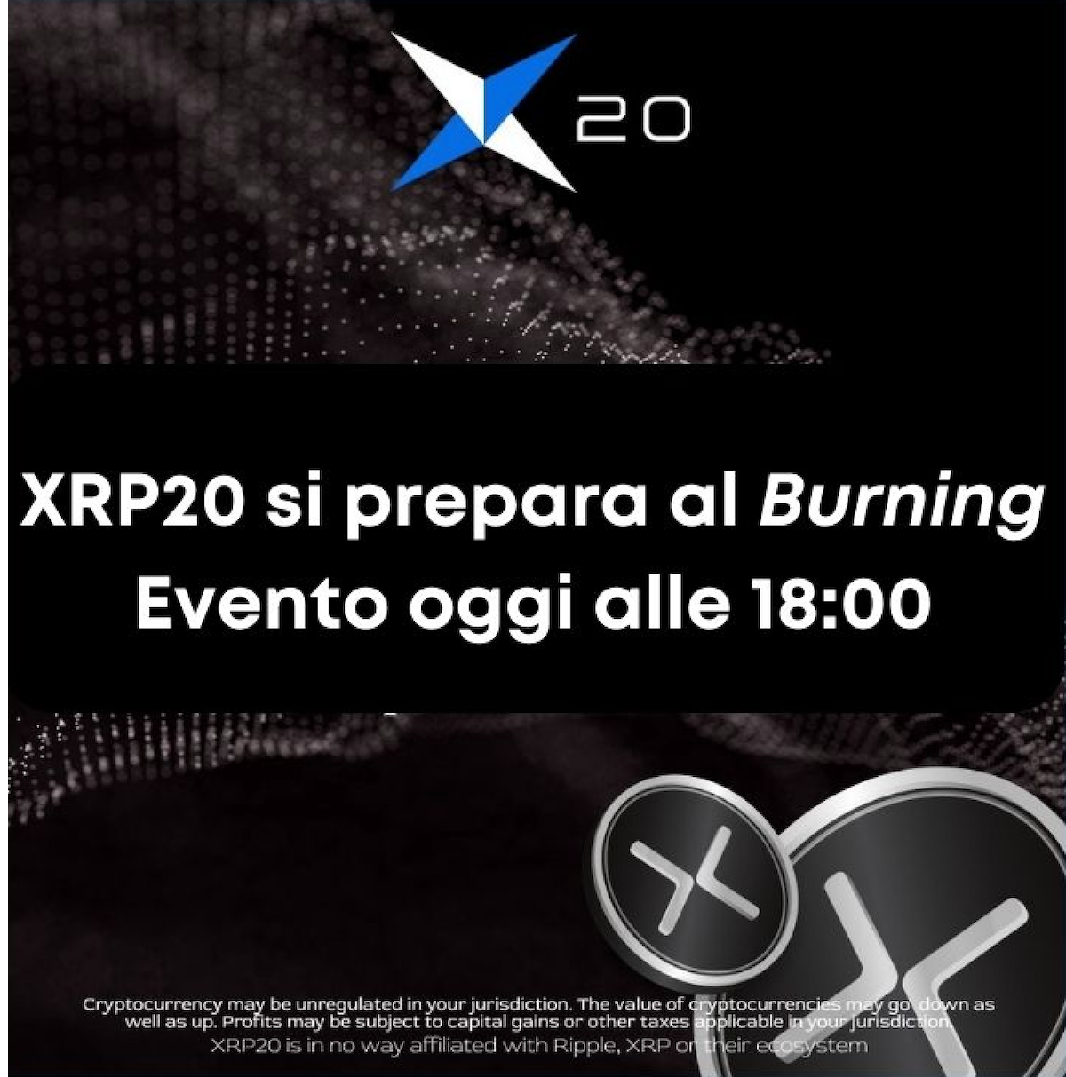 XRP 20 burning