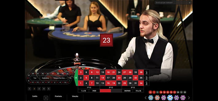 roulette live casino