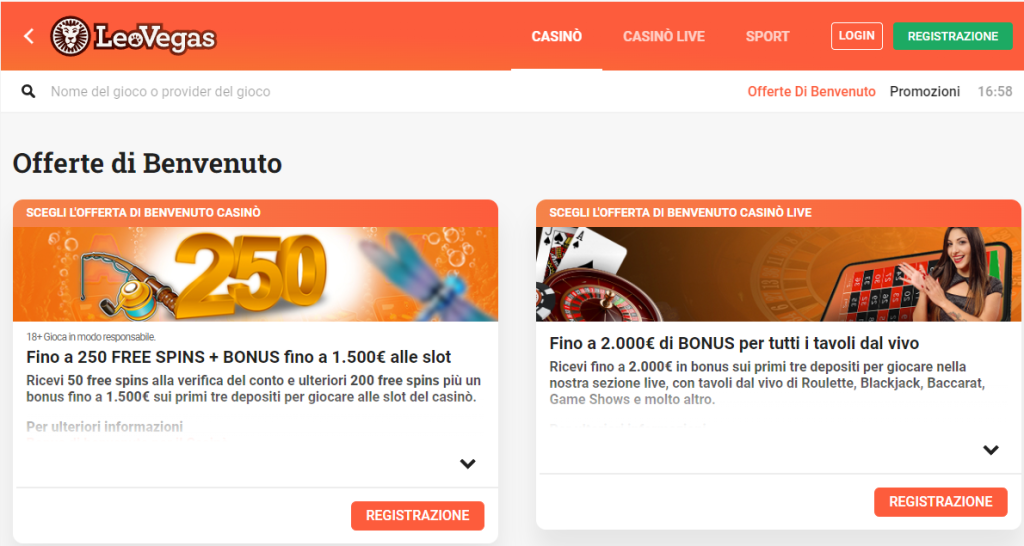 giochi da casino - Leo vegas