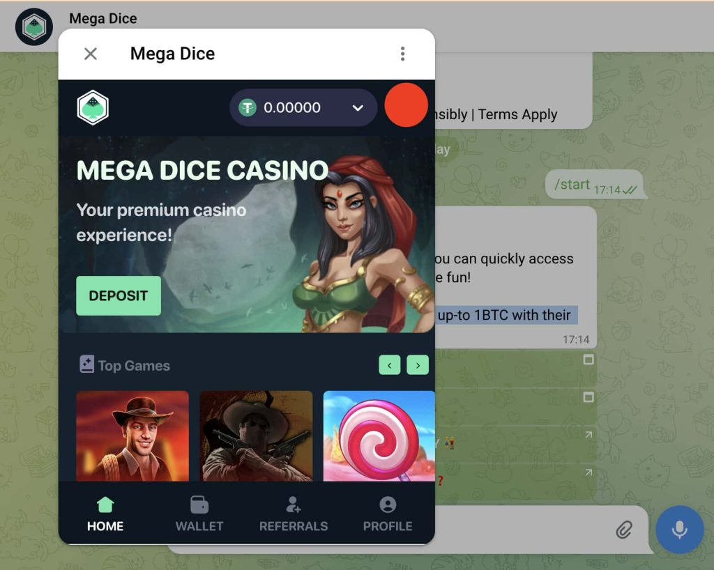 Mega dice su telegram