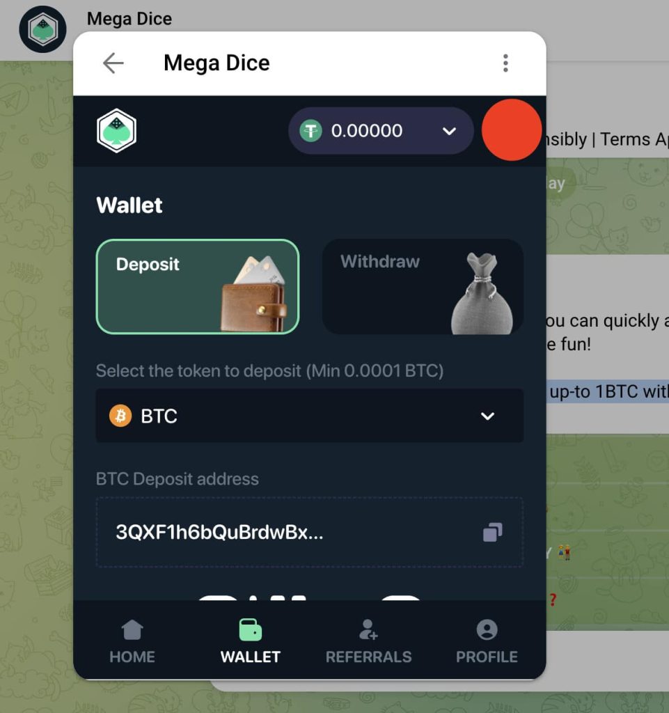 tutorial per giocare con i telegram casino