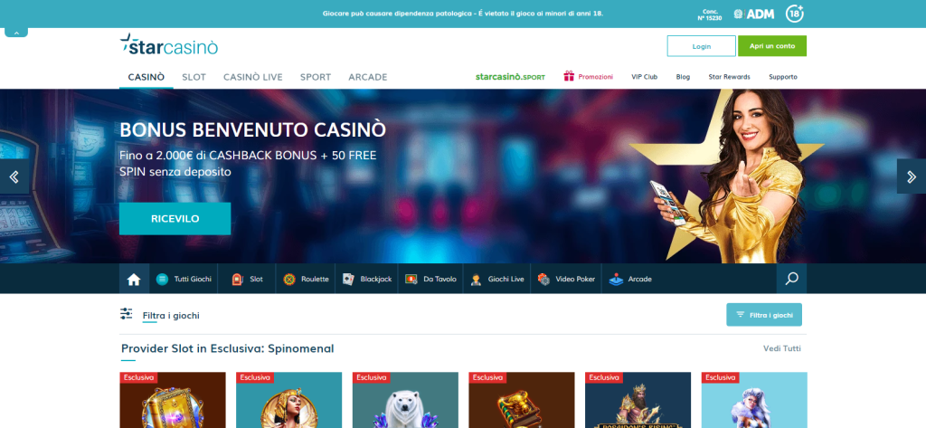 star casino tra i casino online aams