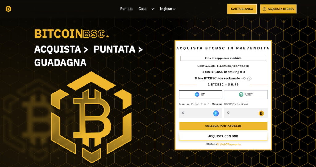 Come comprare Bitcoin BSC