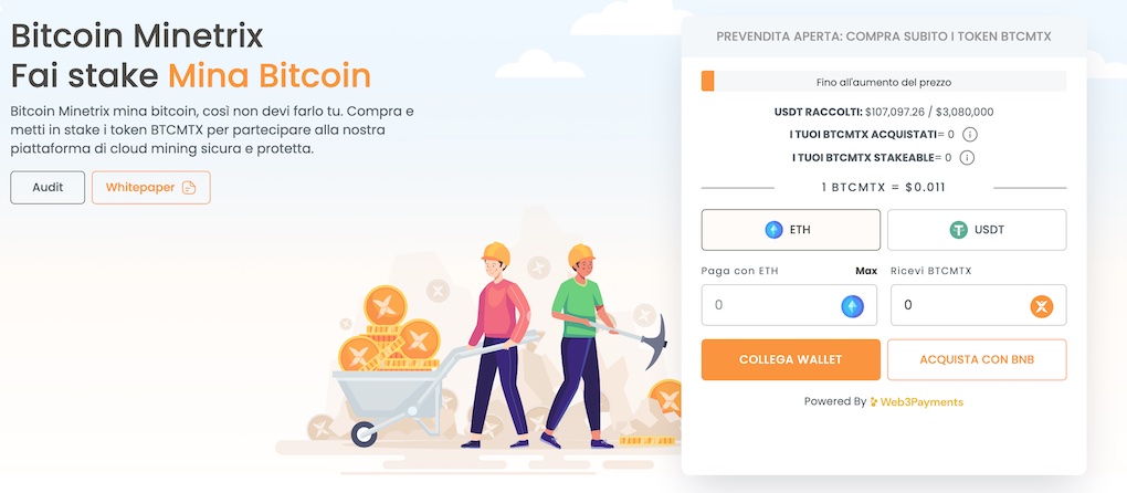 Bitocin minetrix presale