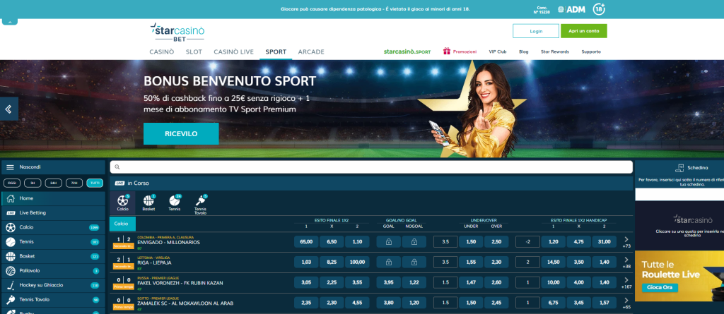 siti scommesse online starcasino