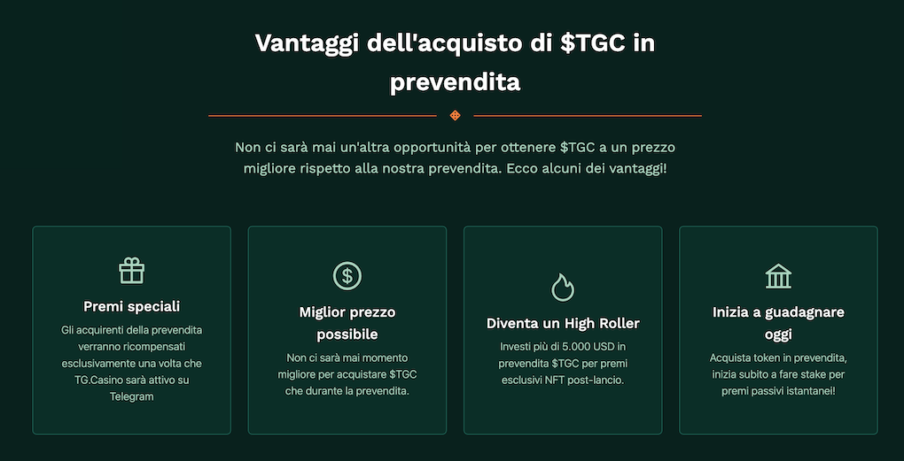 vantaggi di Tg casino previsioni