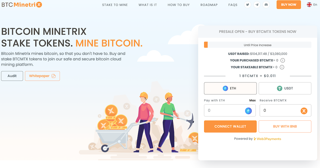 Bitcoin minetrix presale