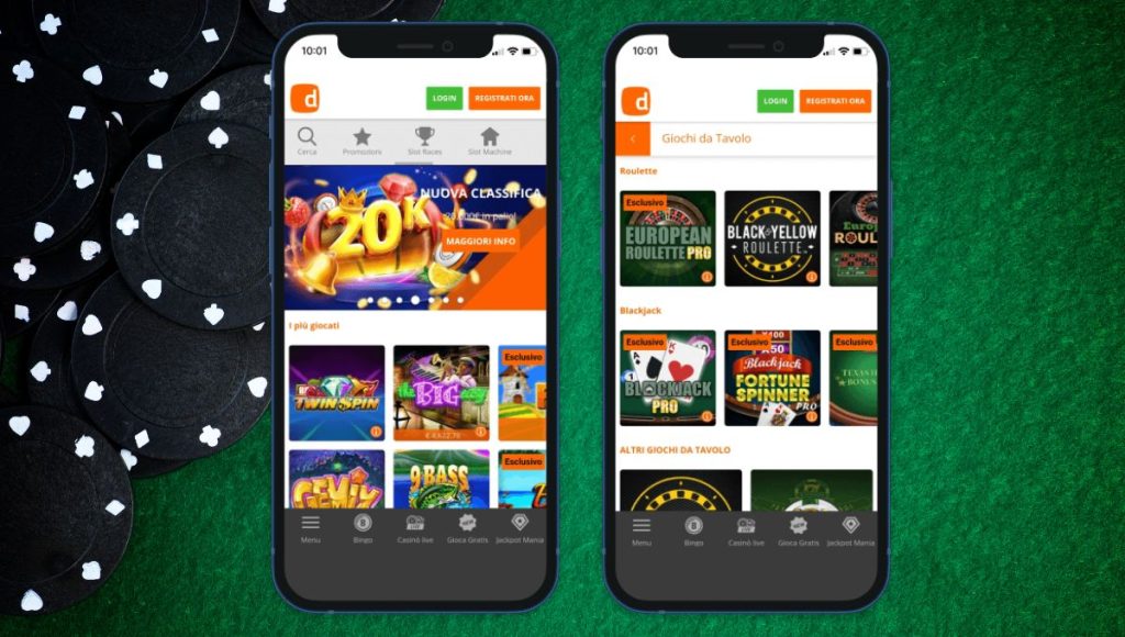 gioco digitale app casinò