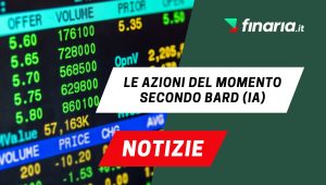 le 5 migliori azioni secondo google Bard IA