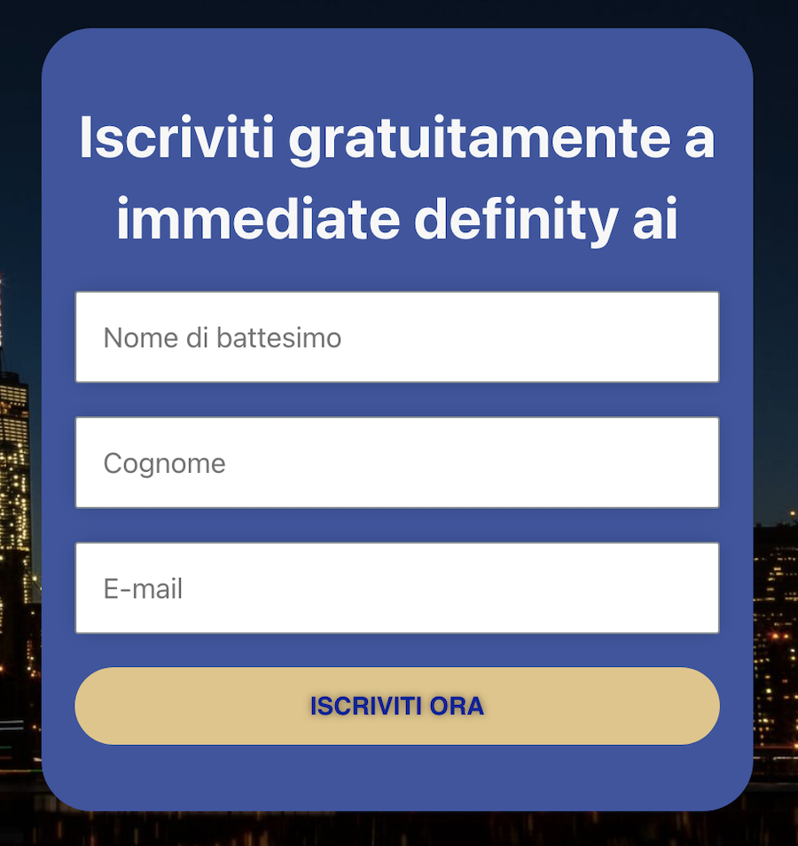 iscriversi gratis a Immediate ai, 360 i.e.