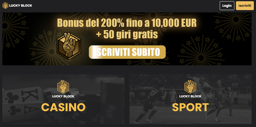 Lucky Block uno dei migliori casino live in italia