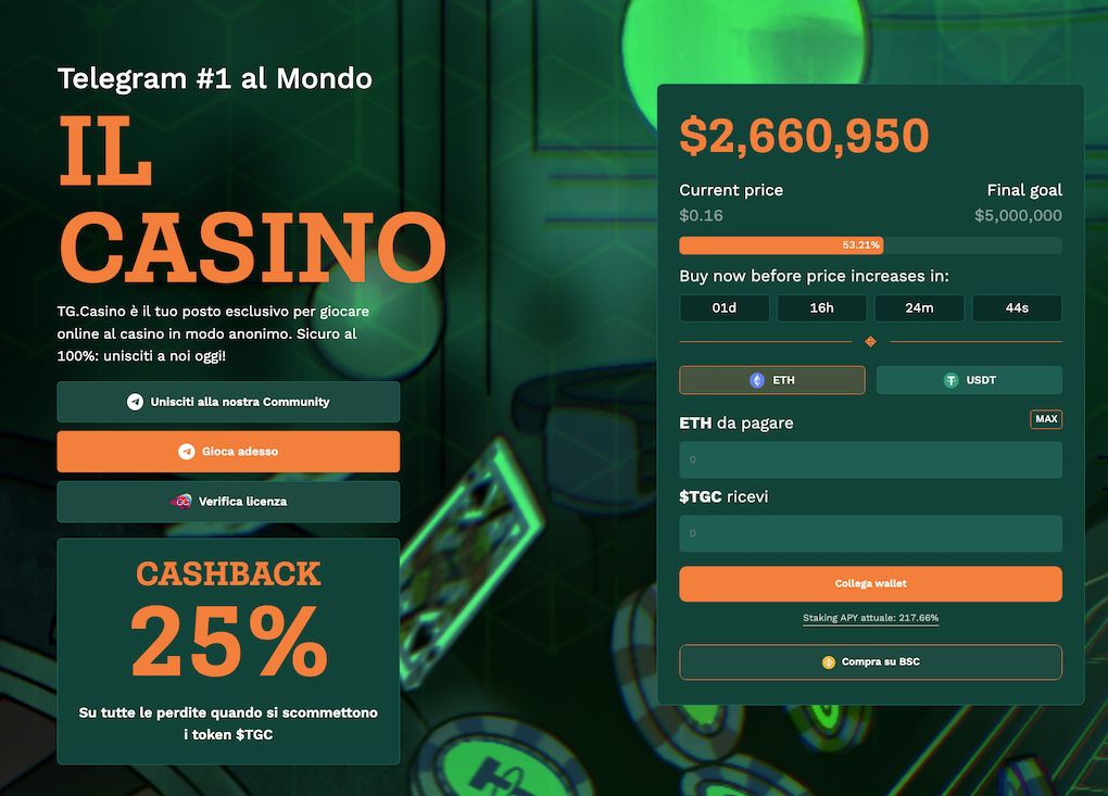 Casino TG Homepage