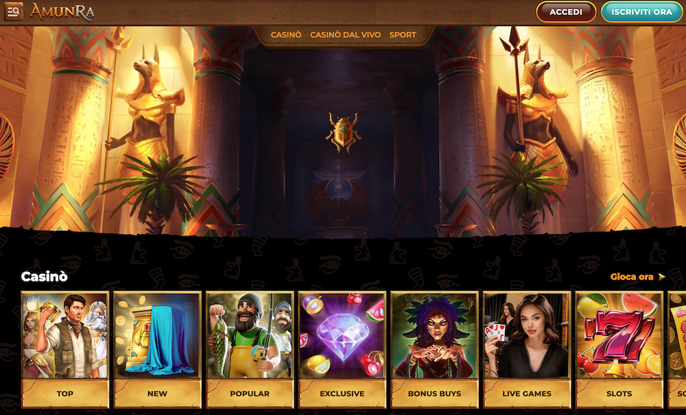 AmunRa Casino Europa