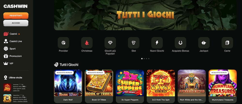 Cashwin siti slot online