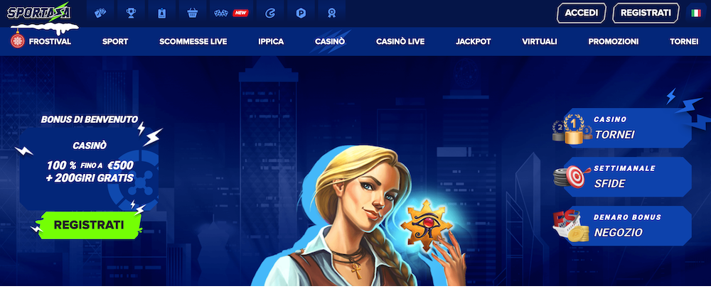 Sportaza casino straniero bonus senza deposito