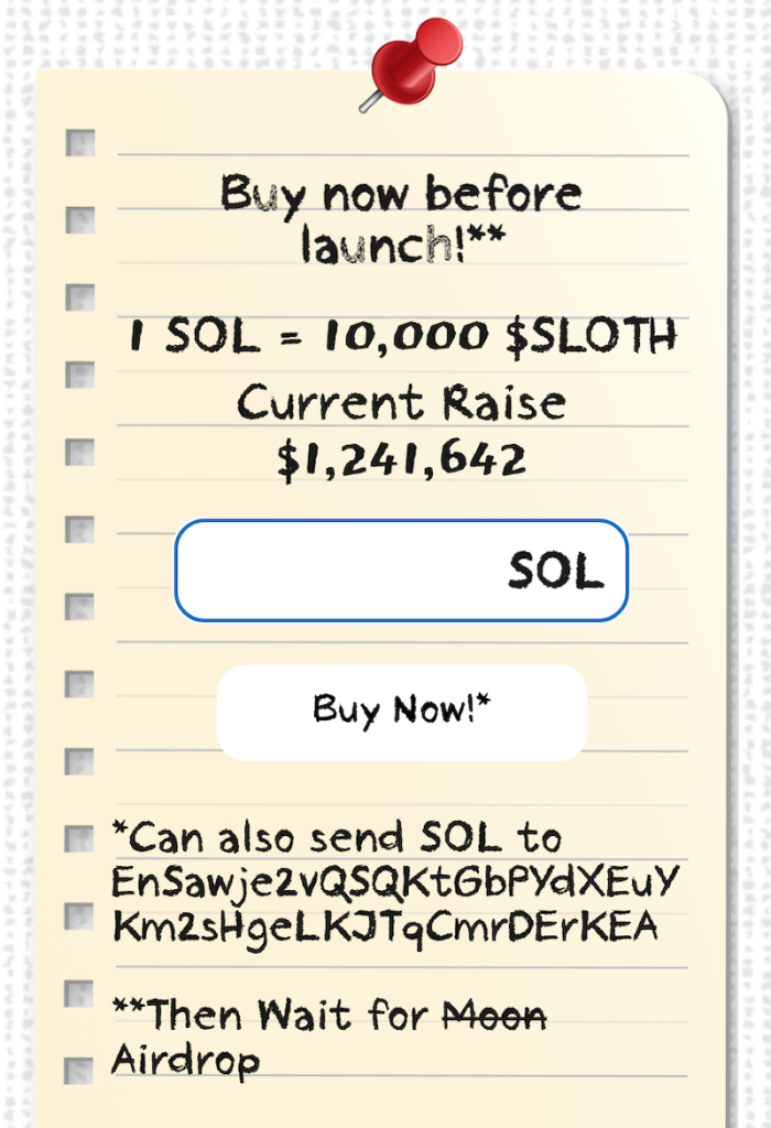 come-comprare-Slothana