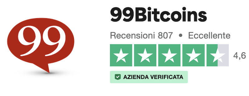 recensione 99Bitcoins su Trust pilot