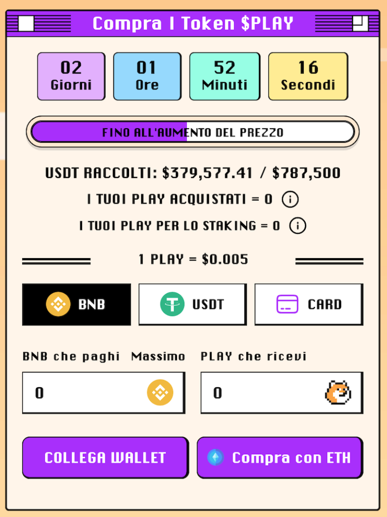 Comprare Playdoge (PLAY)
