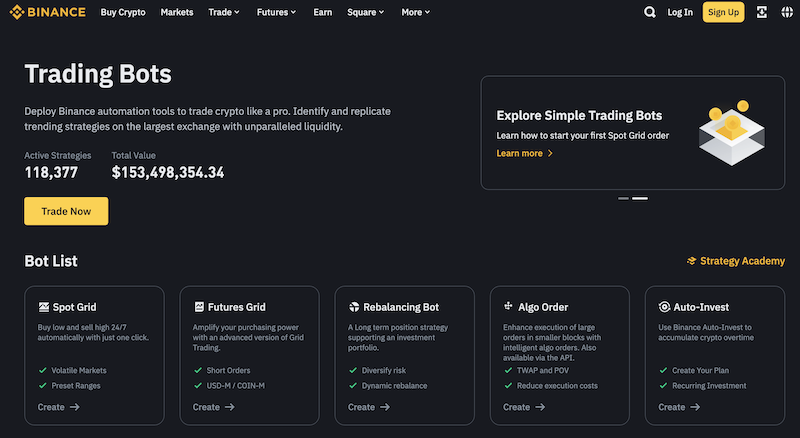 binance trading bot