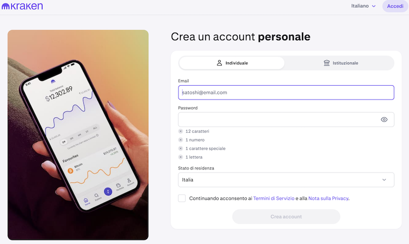 app di Kraken