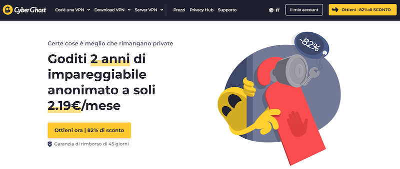 Cyberghost vpn home page