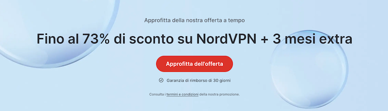 Promo di Nordvpn