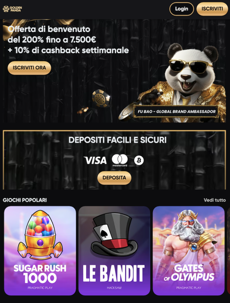 golden panda