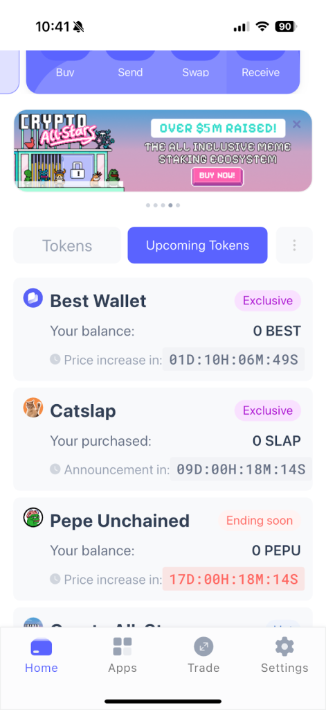 best wallet tokens